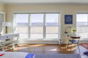 Harbor Room with Ocean View - 2 Queen beds, 1st floor, wrap-around deck - Double Occupancy pp - SOLD OUT